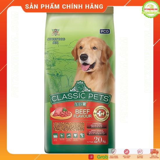 Thức ăn chó lớn Classic Pets vị bò 400g ️ FREESHIP️ đồ ăn cho chó dạng hỗn hợp cung cấp dinh dưỡng, vitamin, miễn dịch