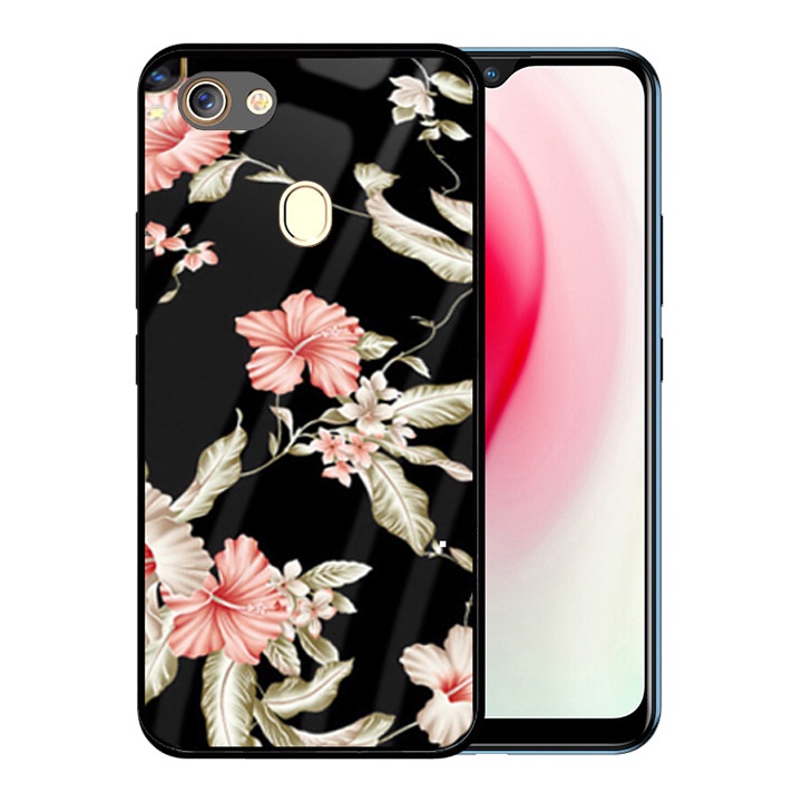 &quot;Ốp lưng Oppo F5 &quot; Mặt kính 3D sang trọng_Không Nhòe, Không Phai Hình ( Tim shop )