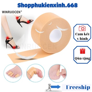 Cuộn Băng Keo Xốp , Miếng Dán Lót Gót Chân Đệm Giúp Giảm Đau Chống Trượt Khi Mang Giầy Cao Gót