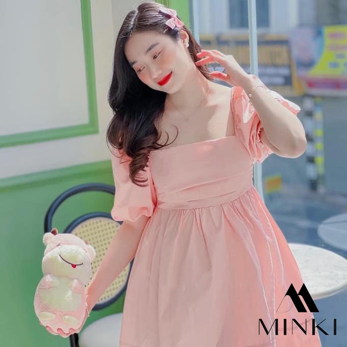 ĐẦM TAY BỒNG NƠ LƯNG SIÊU XINH - CHẤT LIỆU CAO CẤP - MÀU XANH BƠ | BigBuy360 - bigbuy360.vn