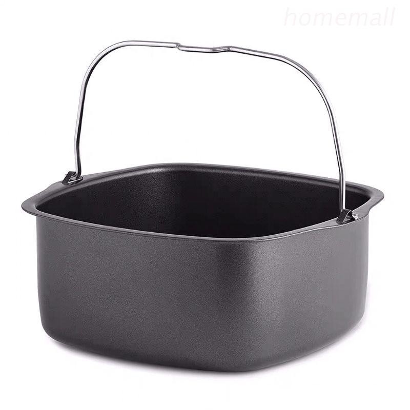 HO Square Non Stick Cake Mold Baking Tray Pan Roasting Basket Bakeware Air Fryer