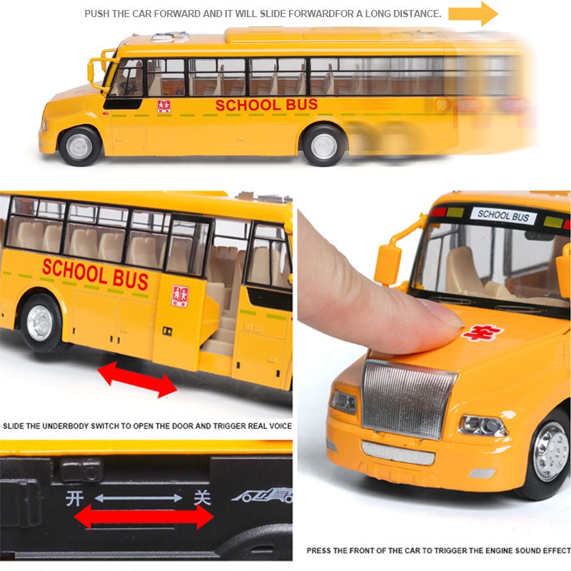 Xe mô hình School Bus 1:32 UNK