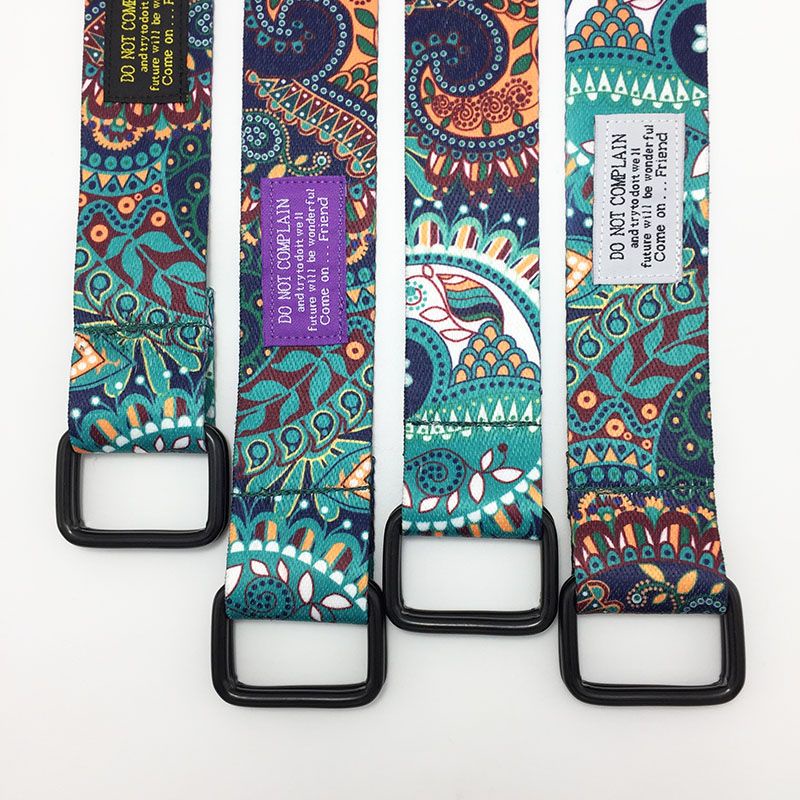 Thắt Lưng Vải canvas Hai Lớp Thời Trang Trẻ Trung Mùa Hè Cho Nam Nữ