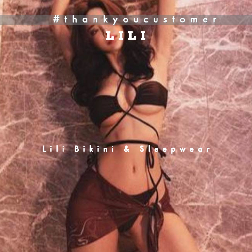 Bộ đồ bơi bikini Âu Mỹ 3 mảnh kèm váy sexy hàng Quảng Châu cao cấp 3 màu nâu, đỏ, xanh dương