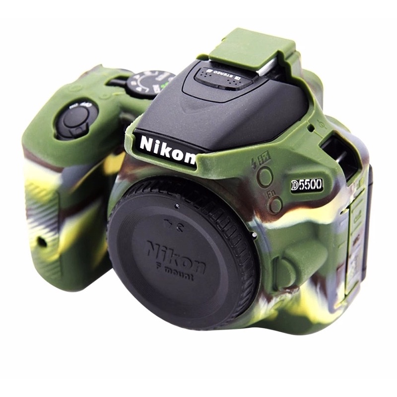 Vỏ cao su - Cover máy ảnh Nikon D5500/D5600 (màu đen/màu camo)
