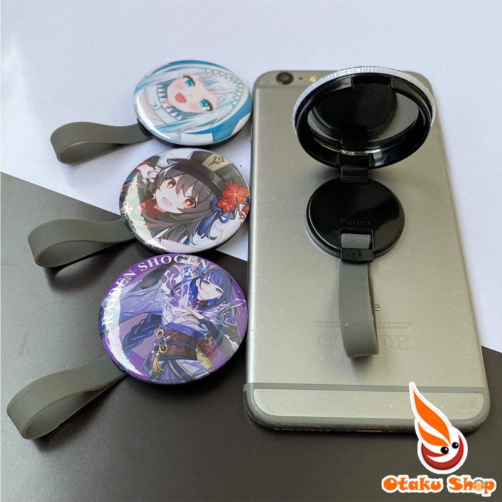 Giá đỡ điện thoại in hình Anime Game thông minh đa năng dùng chống lưng phụ kiện Iphone nhận in ảnh theo yêu cầu