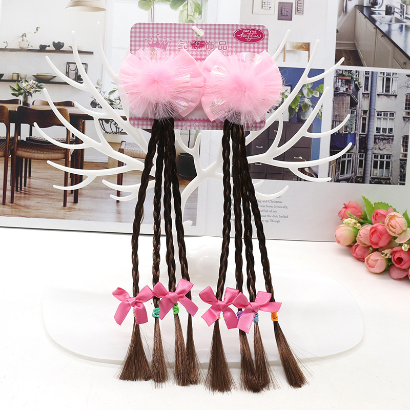 Set 7 kẹp tóc nơ bướm cho bé gái trên 3 tuổi