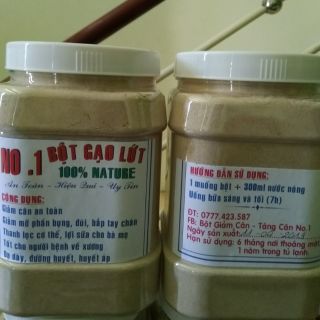 2,5Kg Bột gạo lứt giảm cân