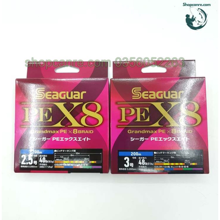 Dây dù câu cá SeaGuar PE X8