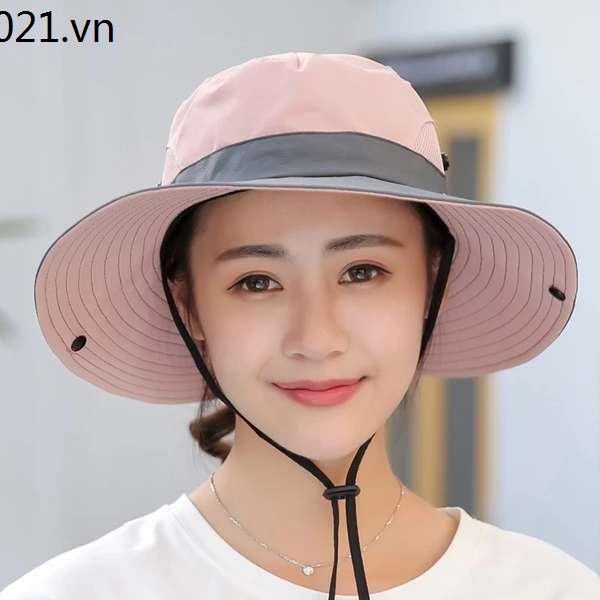 【stock】 Outdoor sun hat couple fisherman hats female folding sun cap summer sunscreen cap riding tourist hill cap – – top1shop