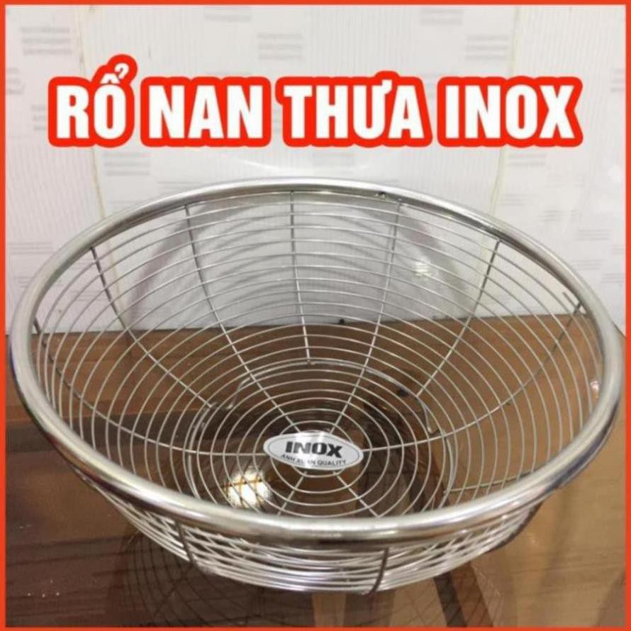 Rổ nan thưa inox size 23-26-29-33 cm