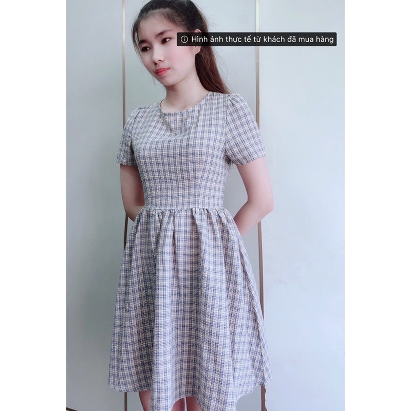 ĐẦM XÒE CARO SIÊU XINH | BigBuy360 - bigbuy360.vn