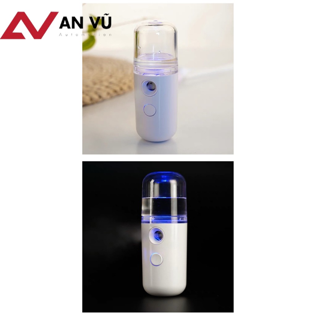 [NOWSHIP] Máy Phun Sương Xông Hơi Mặt NaNo Mini Cầm Tay Hỗ Trợ Dưỡng Da Cấp Nước Tối Đa - Màu Ngẫu Nhiên