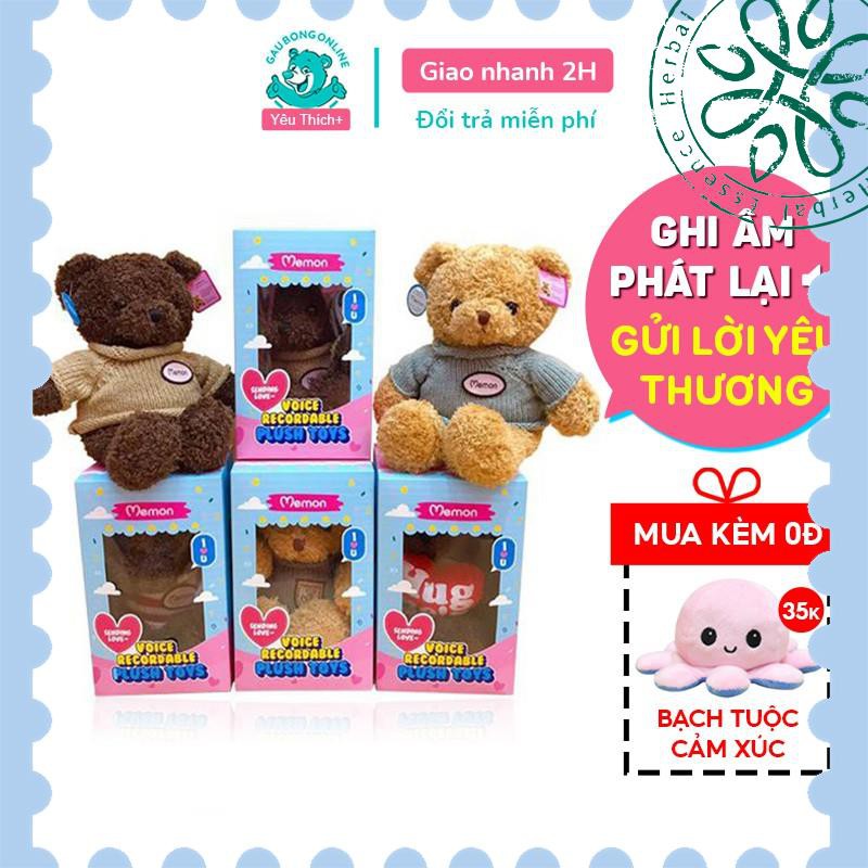 Gấu Bông Ghi Âm Nhại Giọng Nói Cao Cấp Gấu Bông Online