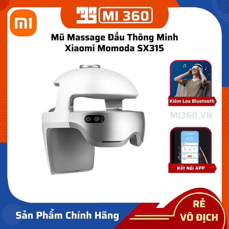 Mũ Massage Đầu Thông Minh Xiaomi Momoda SX315✅ Kết Nối App, Điều Khiển Giọng Nói, Tích Hợp Nhạc