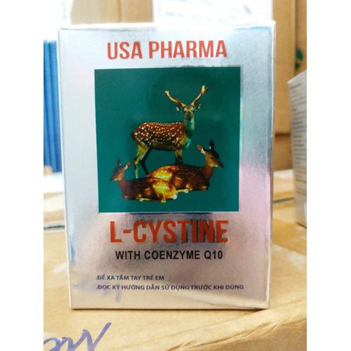 L-CYSTINE giảm rụng tóc, bổ sung dưỡng chất giúp da giảm nám, tàn nhang - Hộp 60 viên