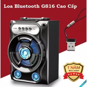 Loa Bluetooth Không Dây Cho Điện Thoại, Máy Tính Bảng GS13 Âm Thanh Siêu Hay Led Nháy, Loa Xách Tay