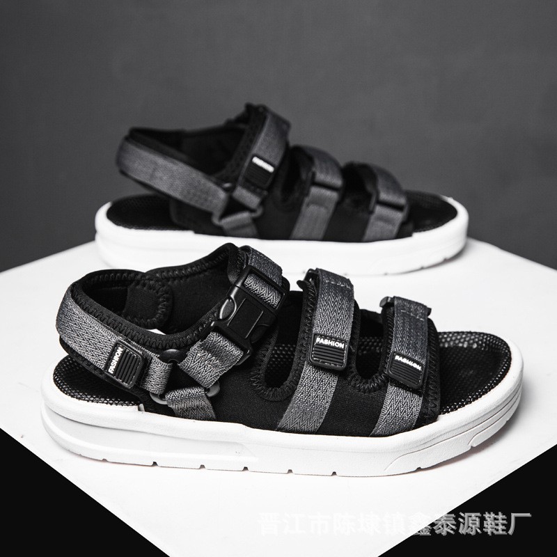 Sandal nam ĐỘC_Store  3 quai khóa bấm ullzang Hot Trend