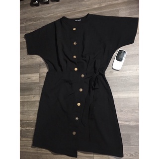 Đầm 2 lớp kiểu cột eo đính nút Topshop VNXK