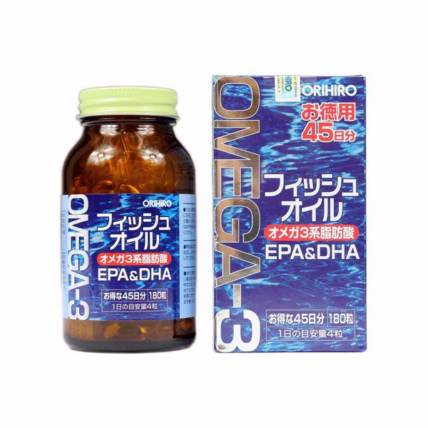 VIÊN UỐNG DẦU CÁ OMEGA 3 CỦA NHẬT HỖ TRỢ TIM MẠCH ORIHIRO