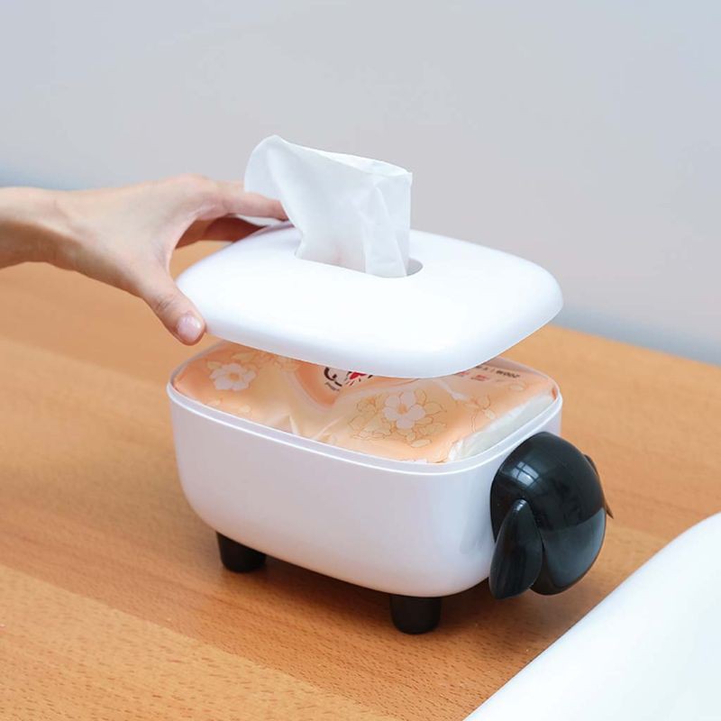Hộp Đựng Khăn Giấy Hình Cừu Dễ Thương