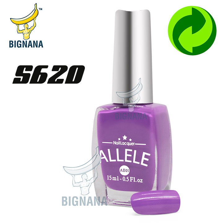 Các Tông Tím Cà, Tím Môn, Vàng, Tím Pastel, Mẫu Mới Sơn Móng Tay Allele - AE01 Chai 15ml An Toàn, Màu Sắc Đa Dạng