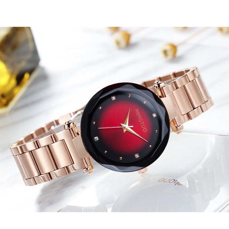 Đồng hồ nữ mingtuo korea MI9166 - dây thép không gỉ cao cấp | BigBuy360 - bigbuy360.vn