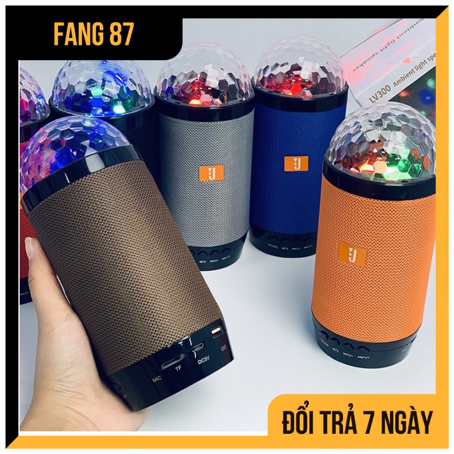 Loa bluetooth LV mini mới nhất có Leb xoay Bass mạnh âm thanh đỉnh có kết nối máy tính BH 1 đổi 1 3 tháng.