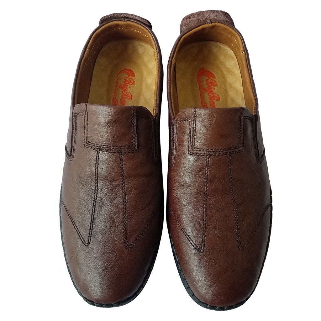 Giày Lười Nam Da Bò Thật BIGBEN Cao Cấp GM240