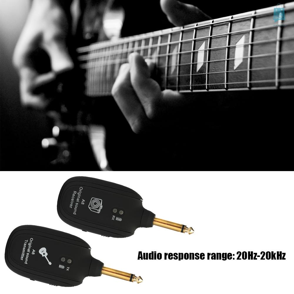 Bộ Thu Tín Hiệu Không Dây Vs A8 Uhf 730mhz 50m Cho Đàn Guitar Điện