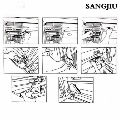 Set 4 Dụng Cụ Hỗ Trợ Tháo Lắp Phụ Tùng Nội Thất Xe Ô Tô