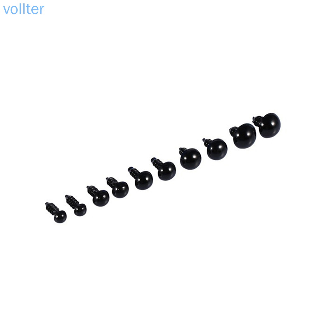 Set 100 Phụ Kiện Mắt 6mm / 8mm / 9mm / 10mm / 12mm Cho Búp Bê
