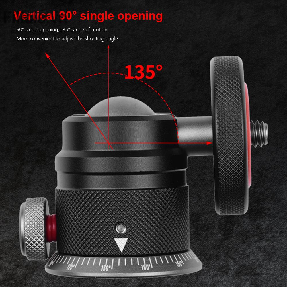 Giá đỡ đầu tròn bằng nhôm xoay 360 độ cho máy ảnh DSLR | BigBuy360 - bigbuy360.vn