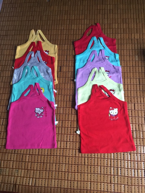 Combo 5 áo 2 dây cho bé gái