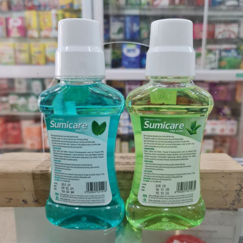 Nước súc miệng Sumicare ⚡ Tặng quà ⚡ Giúp diệt khuẩn, giảm hôi miệng, hơi thở thơm mát