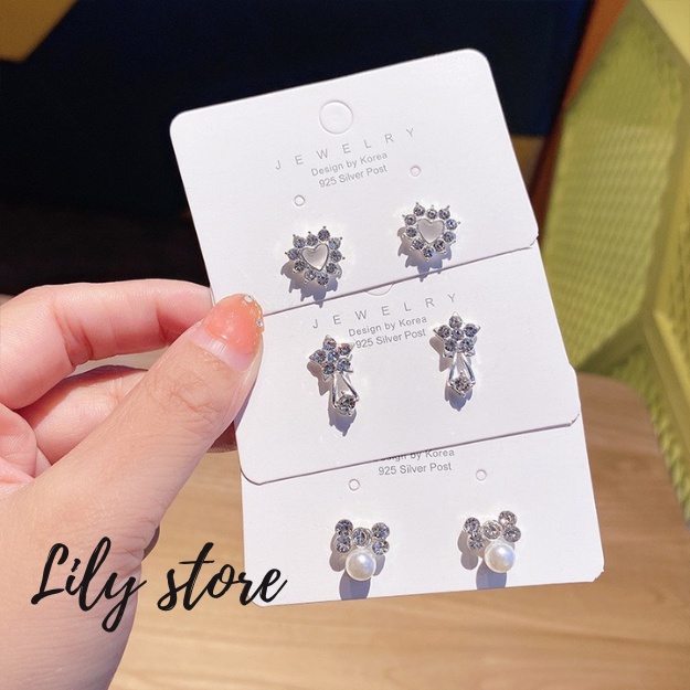 Khuyên Tai Nữ Cá Tính - Bông Tai Nữ Phong Cách Hàn Quốc - Cam Kết Rẻ Đẹp - Hình Thật Tự Chụp M1