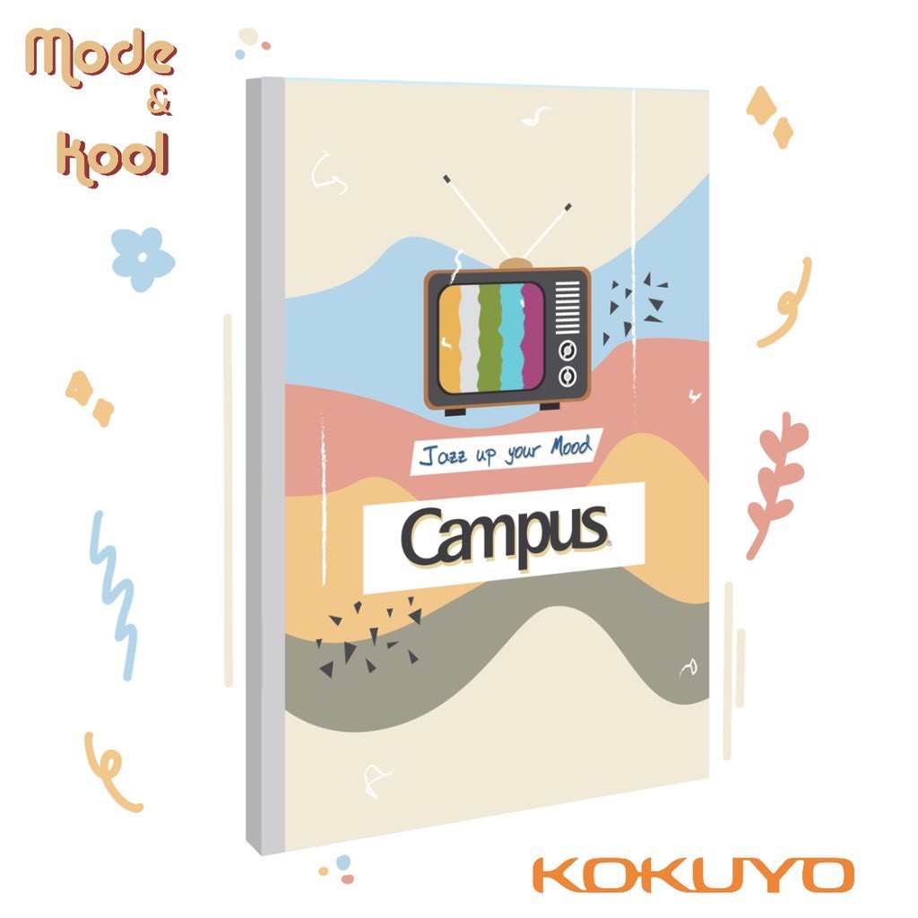 [Mẫu mới 2021] Lốc 10 Vở KN có chấm Campus Mode &amp; Cool 120 trang