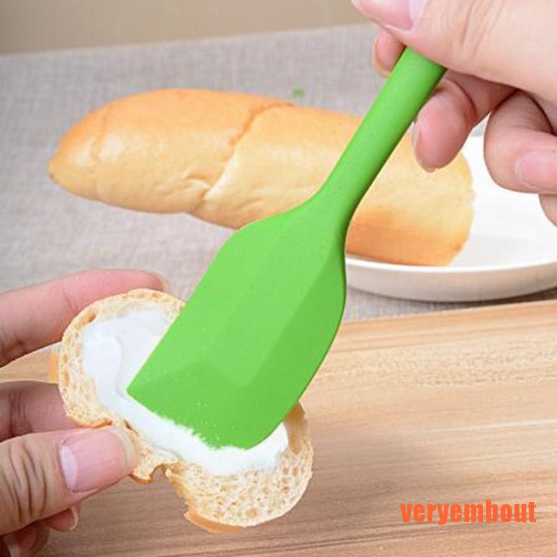 Muỗng Silicone Không Dính Chịu Nhiệt Dùng Làm Bánh Tiện Lợi