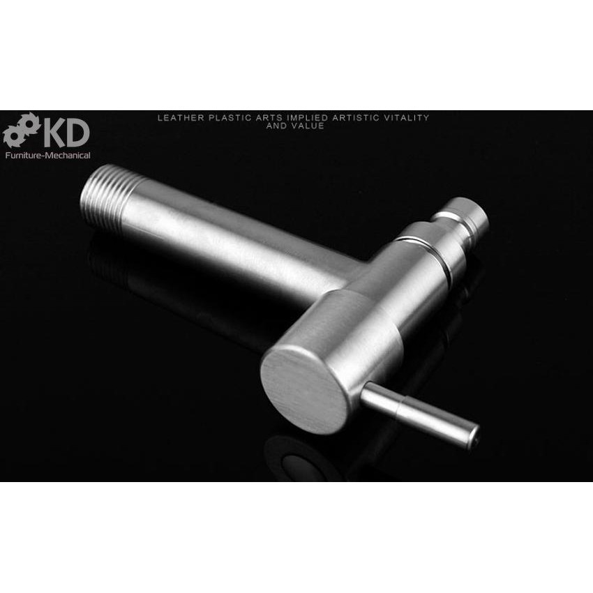Vòi xả lạnh kết hợp làm vòi hồ vòi máy giặt inox 304 KD loại dài 110 cm | BigBuy360 - bigbuy360.vn