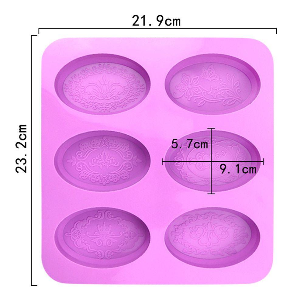 SUENIN Khuôn Silicone Làm Xà Phòng 6 Ngăn Hình Chữ Nhật
