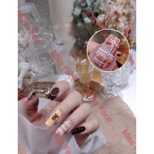 Set nhũ dạ tuyết rắc móng-nhũ trang trí nail