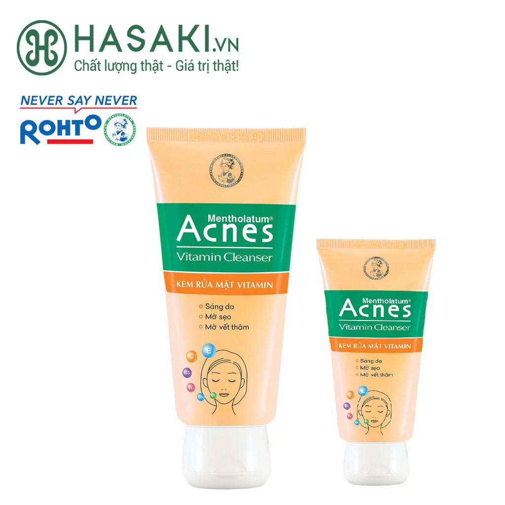 Kem Rửa Mặt Acnes Vitamin Cleanser