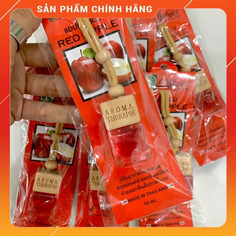 Tinh Dầu Treo Xe Hơi Aroma Thái Lan Chính Hãng 🇹🇭 Táo Đỏ Thơm Mát Thư Giãn Dễ Chịu