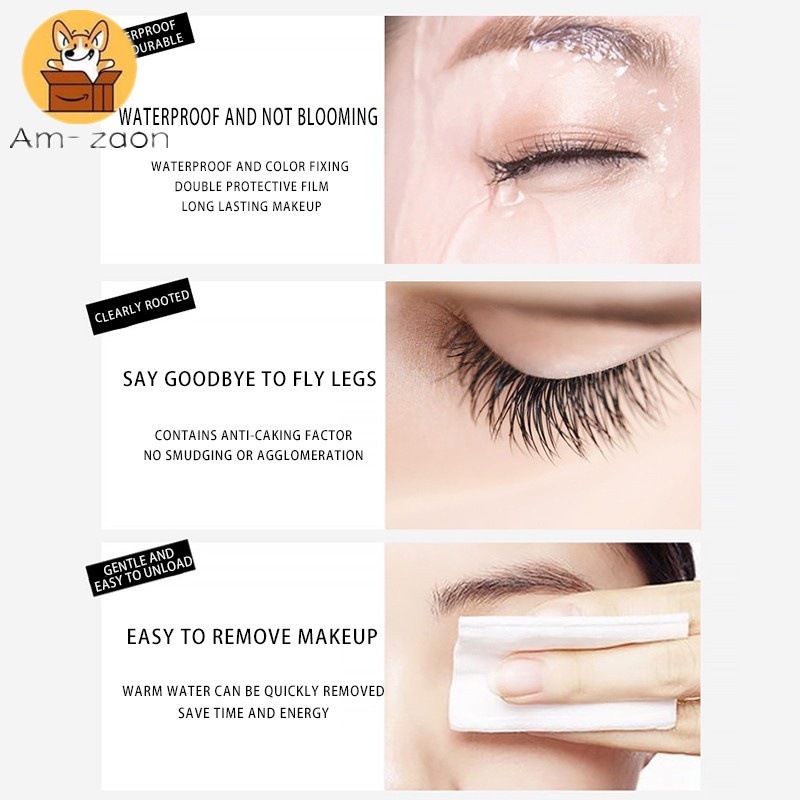 Mascara Lâu Trôi Chống Thấm Nước Chuốt Dày Và Cong Mi Tự Nhiên