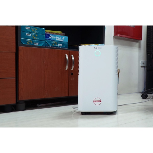 Máy hút ẩm lọc không khí 30m2 nhập khẩu Nhật Bản FUJIHOME DH12, máy hút ẩm mini dân dụng thông mịn -Bảo hành 2 năm