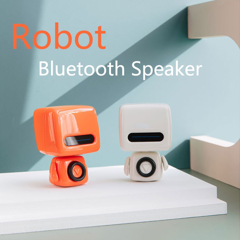 Người máy Loa Bluetooth Nghe Nhạc Mini Không Dây Hình Robot Bighero  Loa bluetooth mini,bluetooth 5.0 phiên bản Loa Bluetooth Mini Điển Dễ Thương Decor Phòng - Có Kết Nối Bluetooth