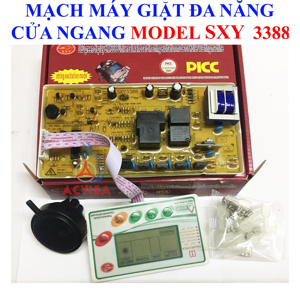 Mạch Máy Giặt Đa Năng Cửa Ngang Model SXY 3388