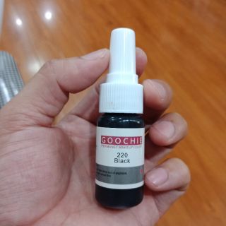 Mực phun xăm thẩm mỹ Goochie màu Đen mí (220)