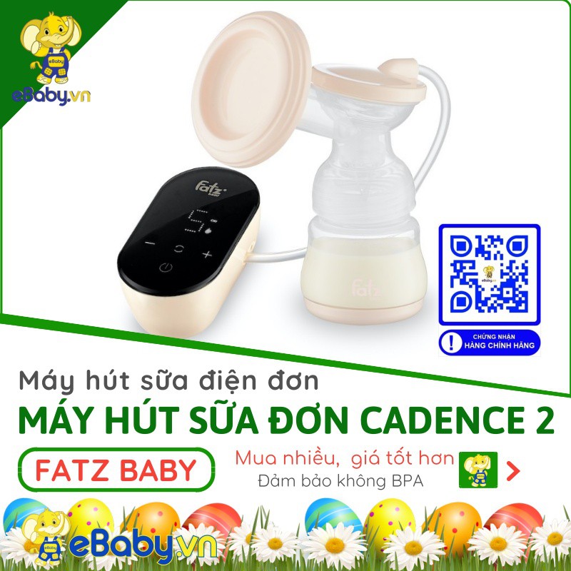 MÁY HÚT SỮA ĐIỆN ĐƠN CADENCE 2 - FATZBABY FB1082MX - Bảo hành 12 tháng toàn quốc