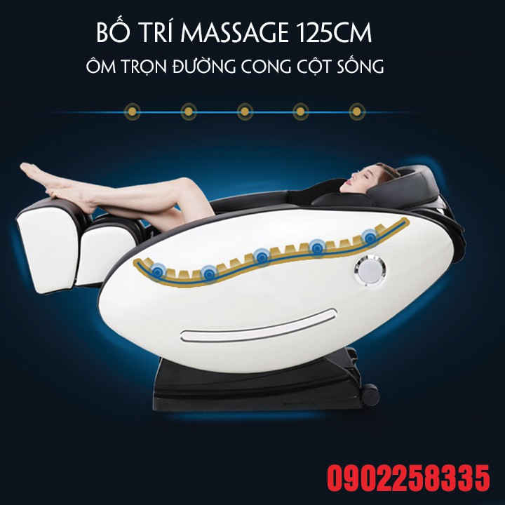 Ghế massage toàn thân, Ghế Massage cao cấp đa năng hiện đại hoạt động hiệu quả và thông minh với nâng cấp 15 chế độ